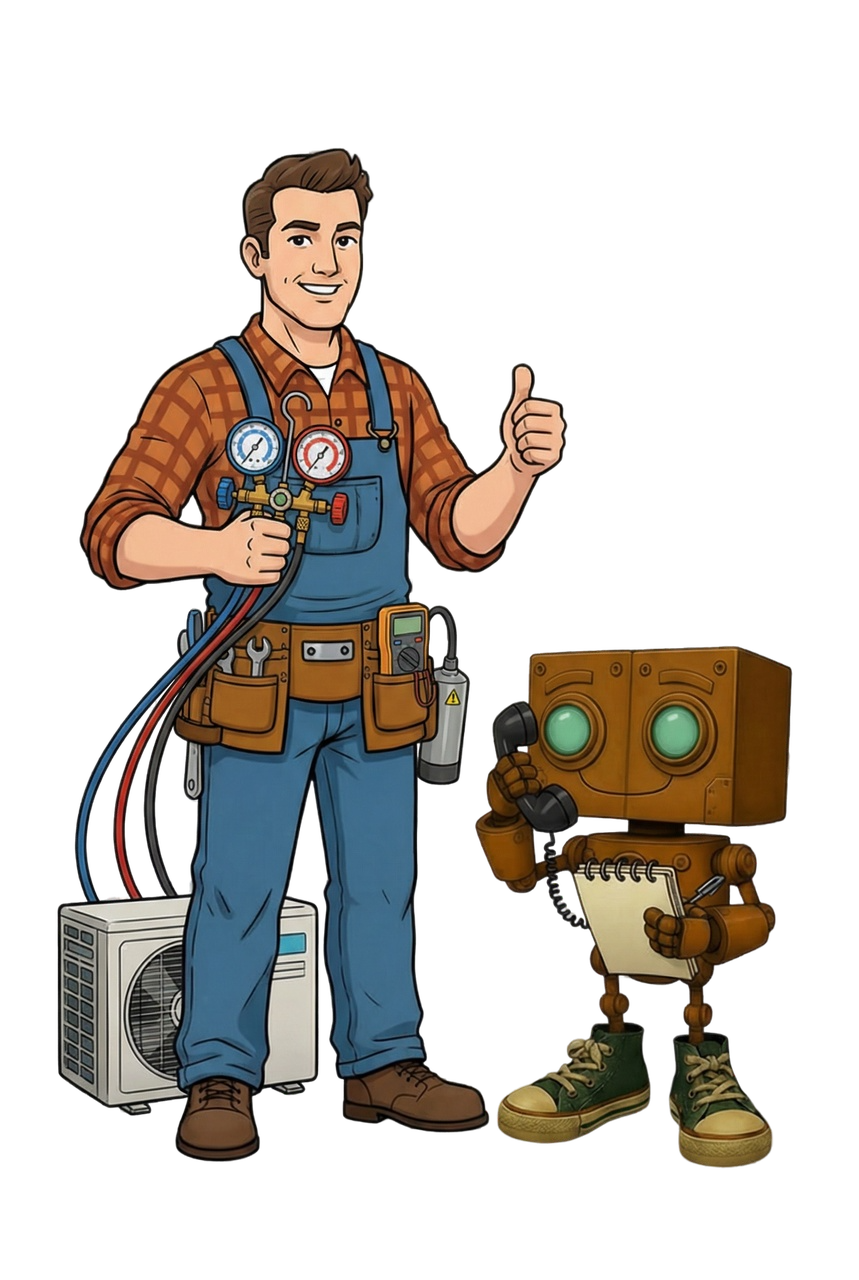 AC service assistant illustration