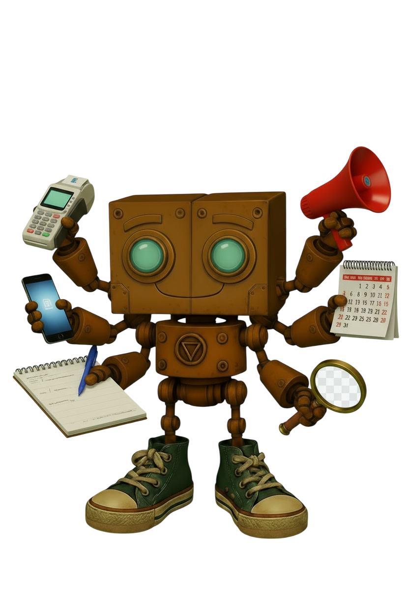 AI receptionist assistant for service businesses