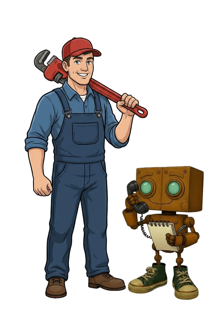 Plumber assistant illustration